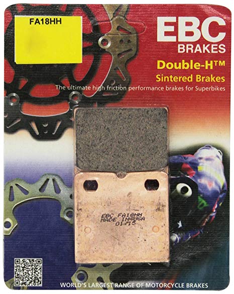 EBC Brakes Double-H Sintered Superbike Brake Pads Rear - FA18HH EBC Brakes Double-H Sintered Superbike Brake Pads Rear - FA18HH